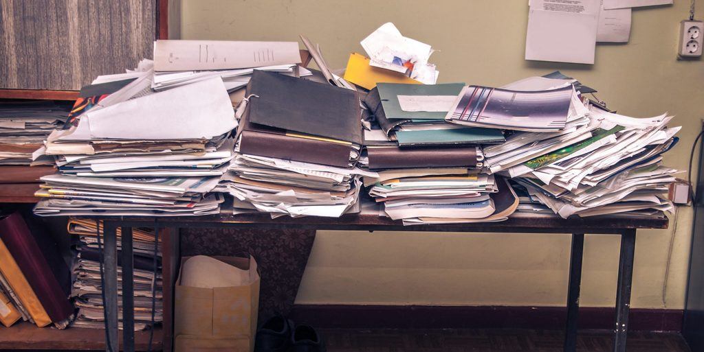 Quand le bureau croule sous les documents