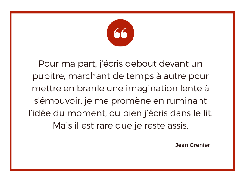 Rédiger sa thèse debout Grenier