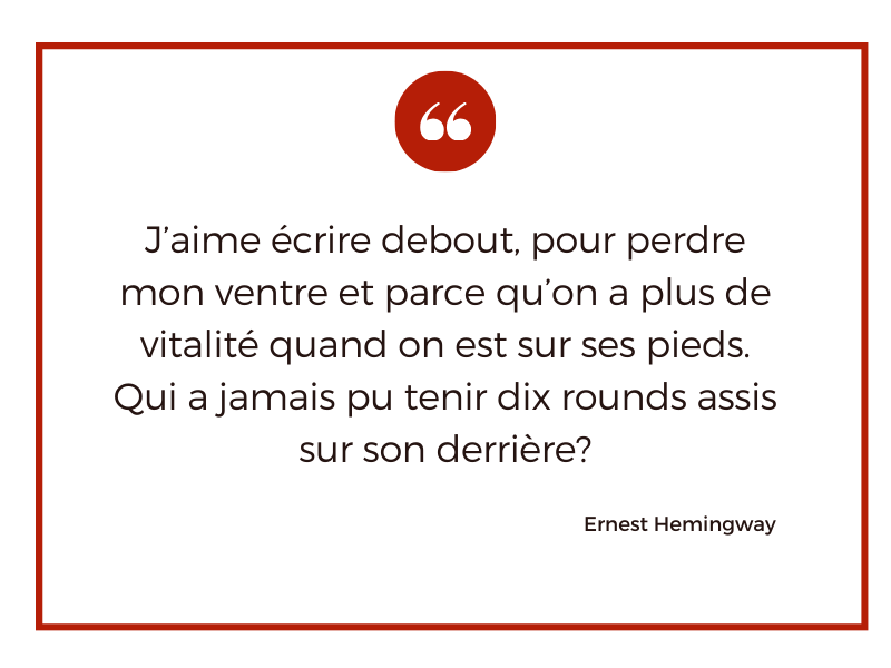 Rédiger sa thèse debout
