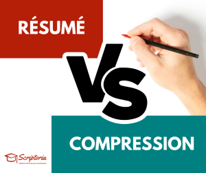Résumé vs compression - littérature scientifique